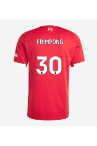 Liverpool Jeremie Frimpong #30 Jalkapallovaatteet Kotipaita 2025-26 Lyhythihainen